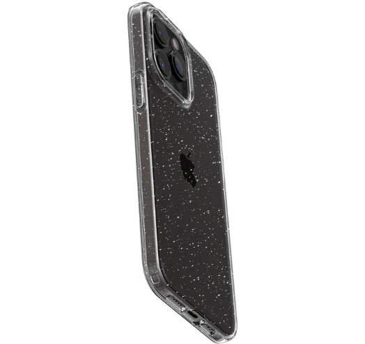 Чохол Spigen Liquid Crystal Glitter для Apple iPhone 15 Pro Max (Crystal Quartz) (ACS06559)