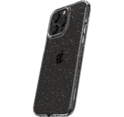 Чохол Spigen Liquid Crystal Glitter для Apple iPhone 15 Pro Max (Crystal Quartz) (ACS06559)