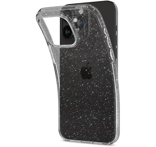 Чохол Spigen Liquid Crystal Glitter для Apple iPhone 15 Pro Max (Crystal Quartz) (ACS06559)