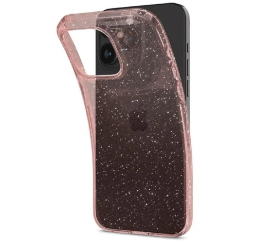 Чохол Spigen Liquid Crystal Glitter для Apple iPhone 15 Pro Max (Rose Quartz) (ACS06560)
