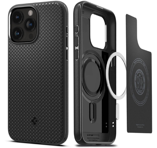 Чехол Spigen Mag Armor MagFit для iPhone 15 Pro (Matte Black) (ACS06736)