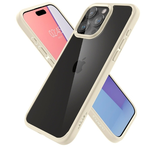 Чохол Spigen Ultra Hybrid для Apple iPhone 15 Pro (Mute Beige) (ACS06712)