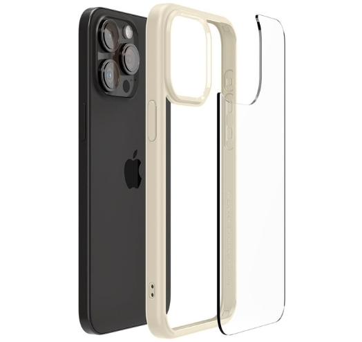 Чохол Spigen Ultra Hybrid для Apple iPhone 15 Pro (Mute Beige) (ACS06712)