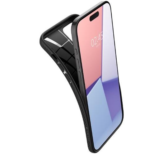 Чохол Spigen Liquid Air для Apple iPhone 15 Pro (Matte Black) (ACS06704)