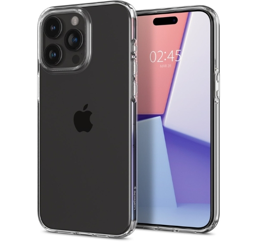 Чохол Spigen Liquid Crystal для Apple iPhone 15 Pro (Crystal Clear) (ACS06699)