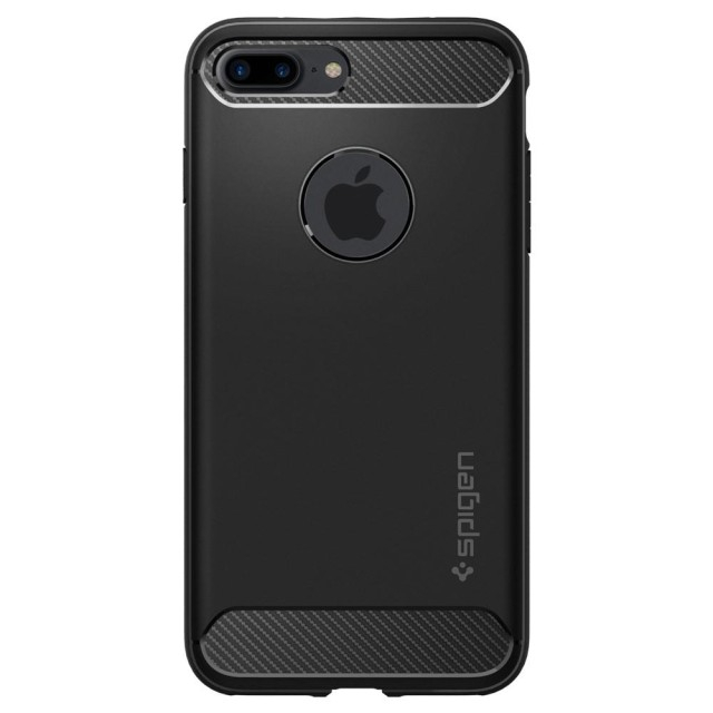 Чохол Spigen Rugged Armor для iPhone 7/8 Plus (Black) (043CS20485)