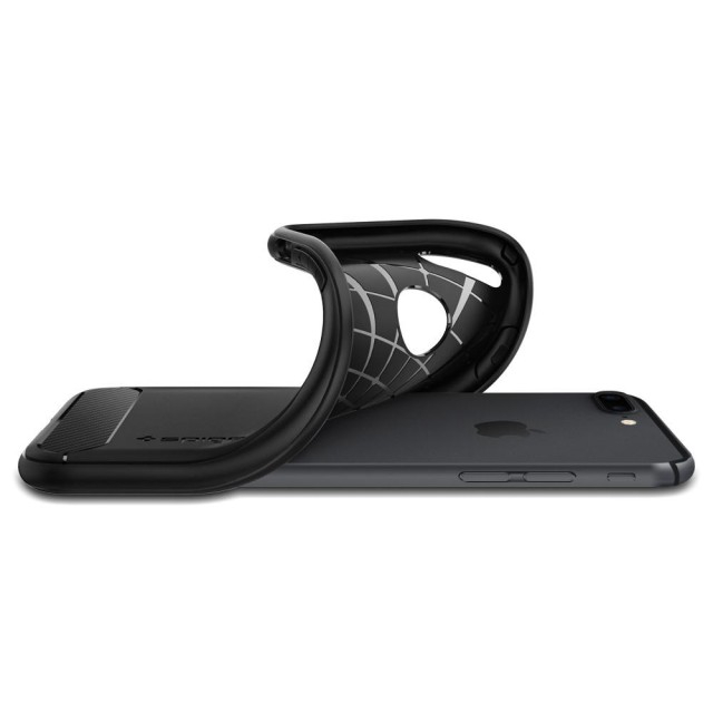Чохол Spigen Rugged Armor для iPhone 7/8 Plus (Black) (043CS20485)