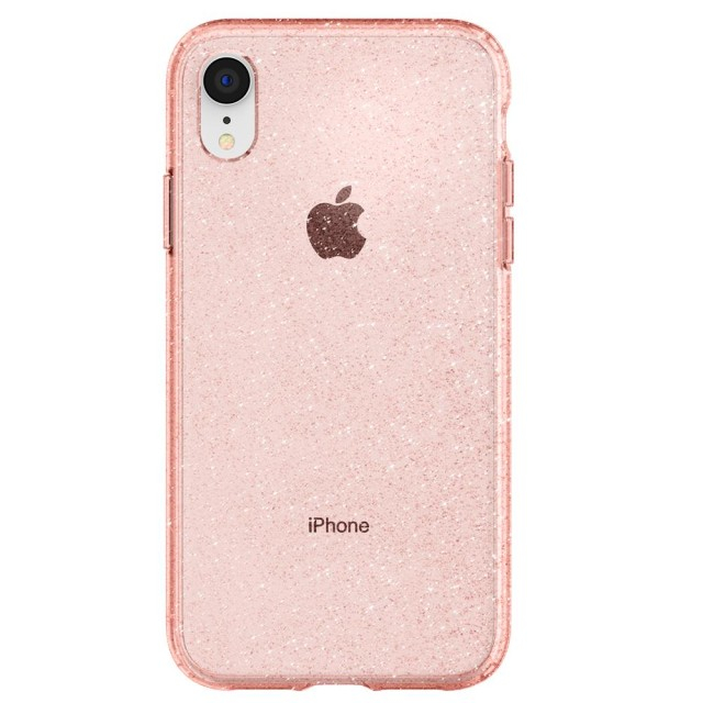 Чехол Spigen Liquid Crystal Glitter для iPhone XR (Rose Quartz) (064CS24868)