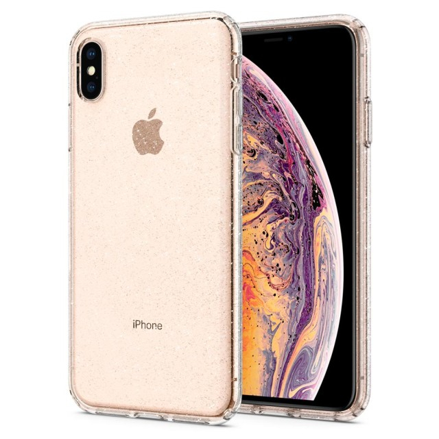 Чохол Spigen Liquid Crystal Glitter для iPhone XS Max (Crystal Quartz) (065CS25123)