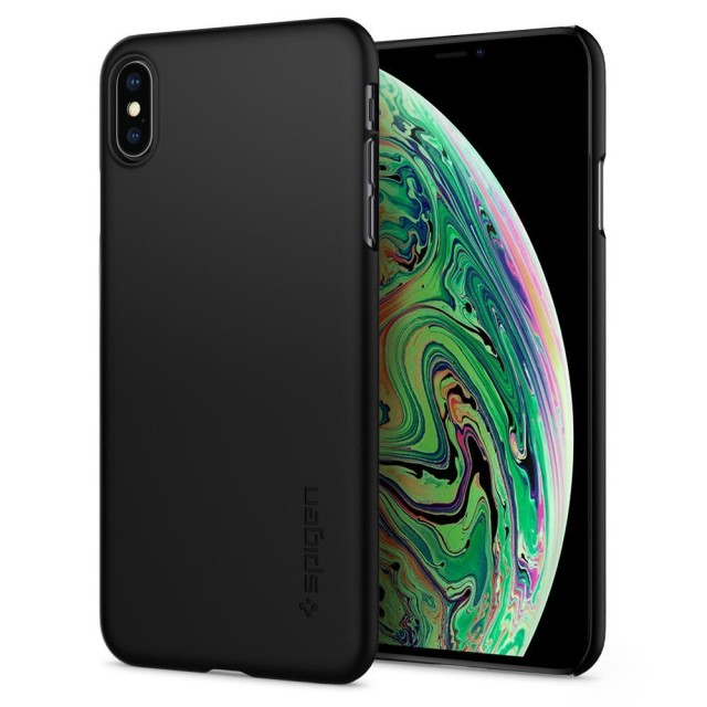 Чохол Spigen Thin Fit для iPhone Xs Max (Black) (065CS24824)