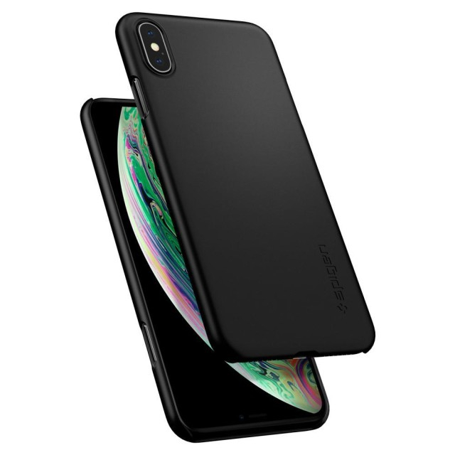 Чохол Spigen Thin Fit для iPhone Xs Max (Black) (065CS24824)