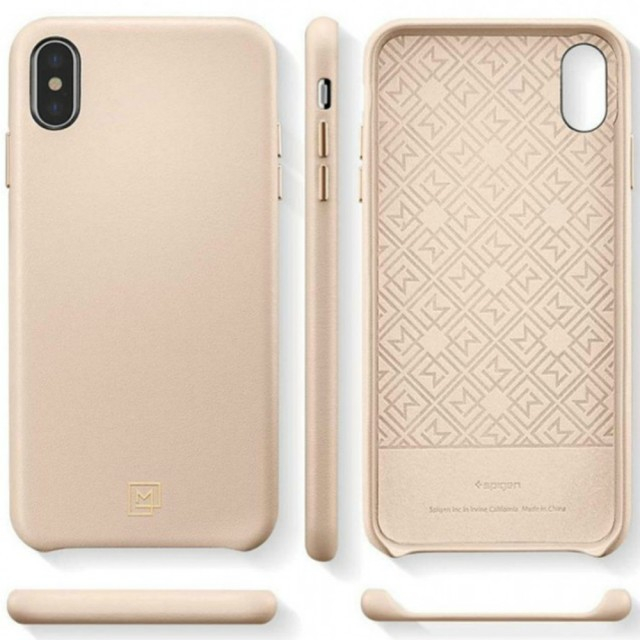 Чохол Spigen La Manon Calin для iPhone X/Xs (Pale Pink) (063CS25323)