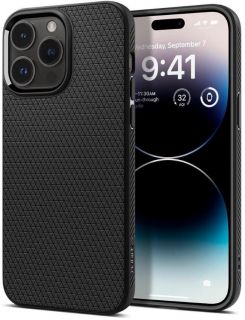 Чохол Spigen Liquid Air для Apple iPhone 14 Pro Max (Matte Black) (ACS04813)