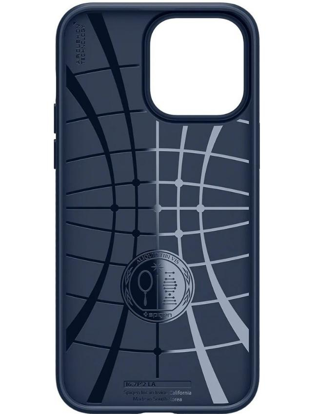 Чохол Spigen Liquid Air для Apple iPhone 14 Pro Max (Navy Blue) (ACS04814)