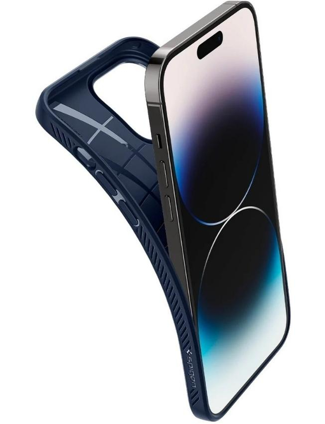 Чохол Spigen Liquid Air для Apple iPhone 14 Pro Max (Navy Blue) (ACS04814)