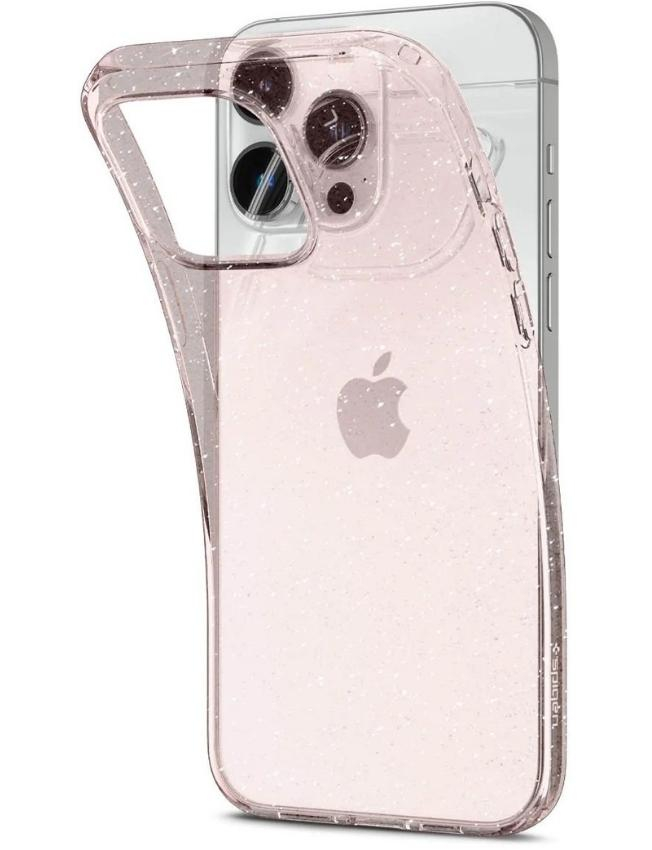 Чохол Spigen Liquid Crystal Glitter для Apple iPhone 14 Pro Max (Rose Quartz) (ACS04811)