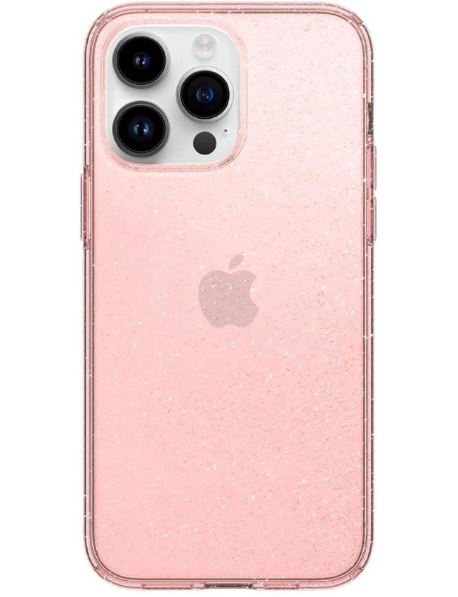 Чохол Spigen Liquid Crystal Glitter для Apple iPhone 14 Pro Max (Rose Quartz) (ACS04811)