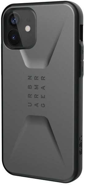Чехол UAG Civilian для Apple iPhone 12/12 Pro (Silver) (11235D113333)