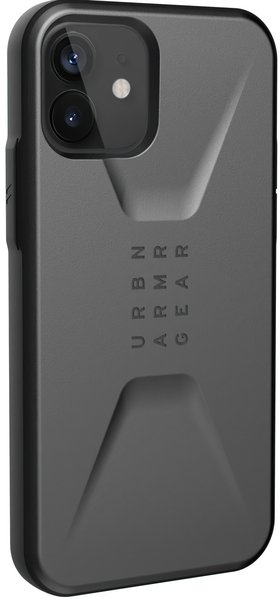 Чехол UAG Civilian для Apple iPhone 12/12 Pro (Silver) (11235D113333)