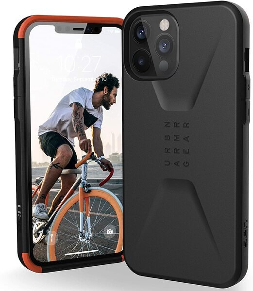 Чехол UAG Civilian для Apple iPhone 12 Pro Max (Black) (11236D114040)
