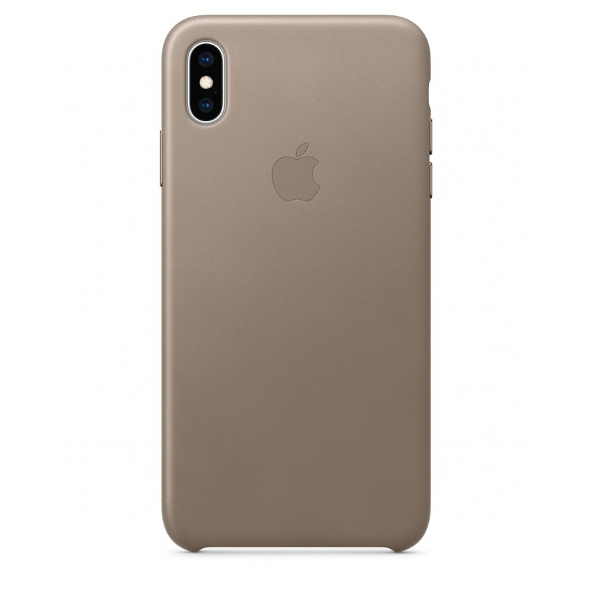 Leather Case iPhone Xs Max - Taupe Original Assembly