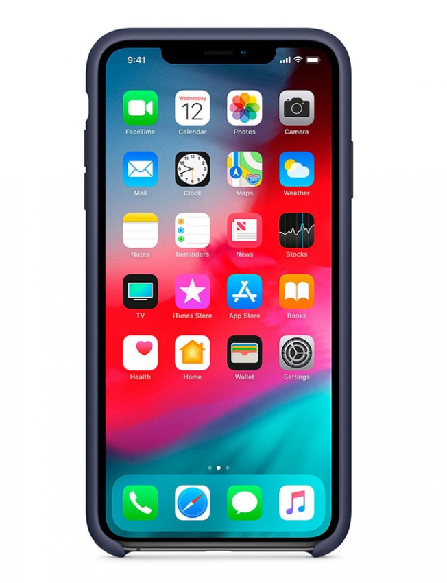 Чохол Silicone Case для iPhone XR (Midnight Blue) (Original Assembly)