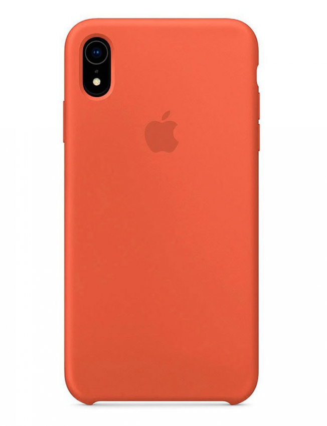 Чохол Silicone Case для iPhone XR (Nectarine) (Original Assembly)