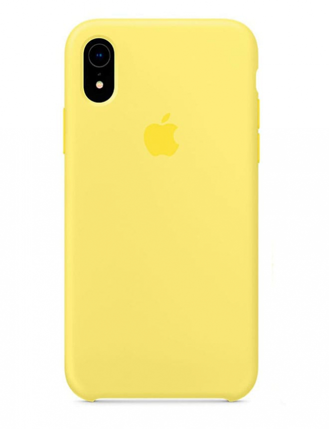 Чохол Silicone Case для iPhone XR (Lemonade) (Original Assembly)