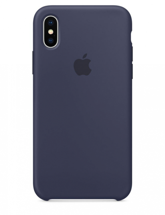 Чохол Silicone Case для iPhone Xs Max (Midnight Blue) (MRWG2) (Original Assembly)