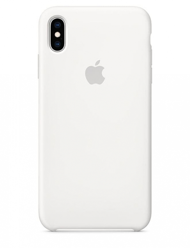Чохол Silicone Case для iPhone Xs Max (White) (MRWF2) (Original Assembly)