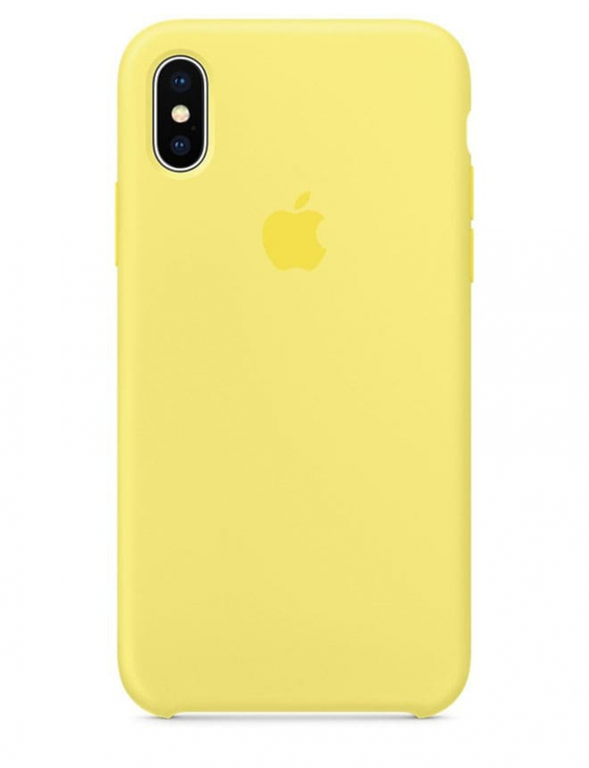 Чохол Silicone Case для iPhone Xs Max (Lemonade) (MW962) (Original Assembly)