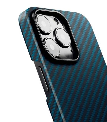 Чохол Pitaka MagEZ Case 2 для Apple iPhone 13 Pro Max (Black/Blue) (KI1308PM)