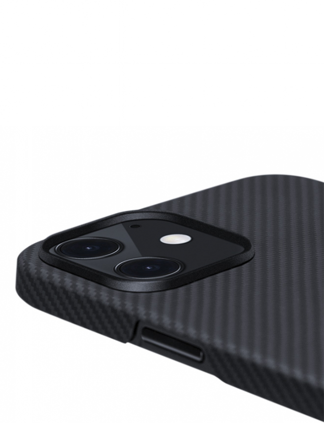 Чохол Pitaka Air Case для Apple iPhone 12 (Black/Grey) (KI1201MA)