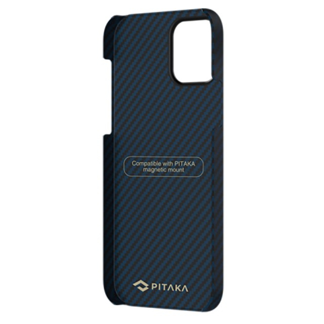 Чохол Pitaka MagEZ Case для Apple iPhone 12 (Black/Blue) (KI1208M)