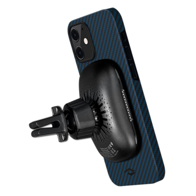 Чохол Pitaka MagEZ Case для Apple iPhone 12 (Black/Blue) (KI1208M)