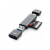 Satechi Aluminum Type-C USB 3.0 and Micro/SD Card Reader Space Gray