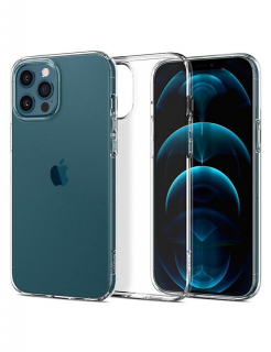 Чохол Spigen Liquid Crystal для iPhone 12 Pro Max (Crystal Clear) (ACS01613)