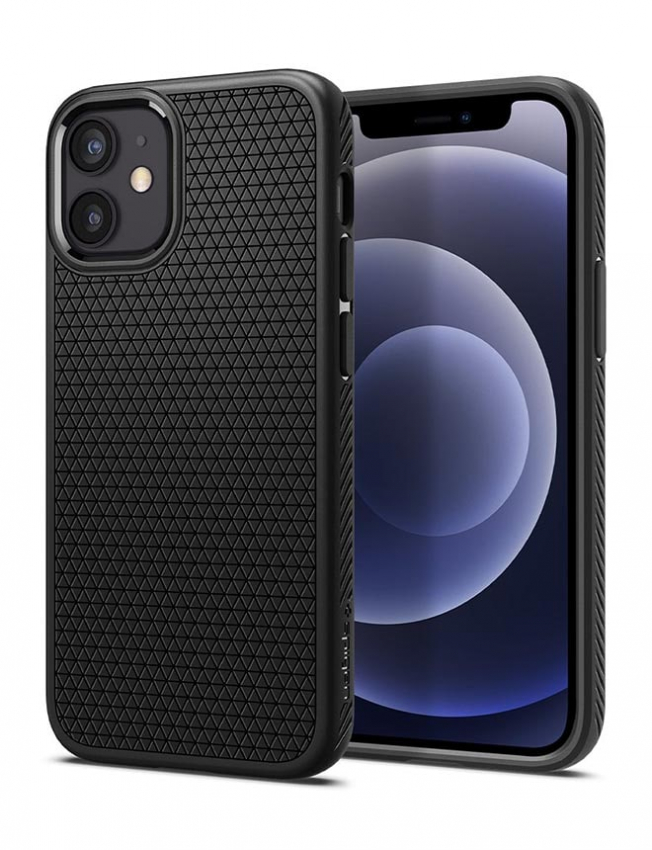 Чохол Spigen Liquid Air для iPhone 12 mini (Black) (ACS01744)