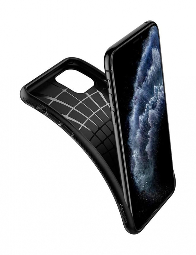 Чохол Spigen Liquid Air для iPhone 11 Pro Max (Black) (075CS27134)