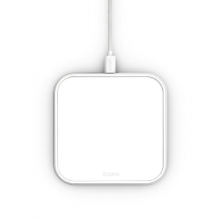 Бездротова зарядка Zens Single Aluminium (White)