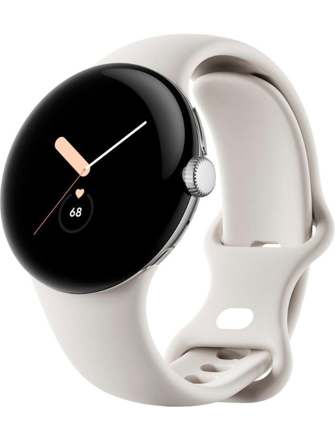 Смарт-часы Google Pixel Watch LTE Polished Silver Case/Chalk Active Band
