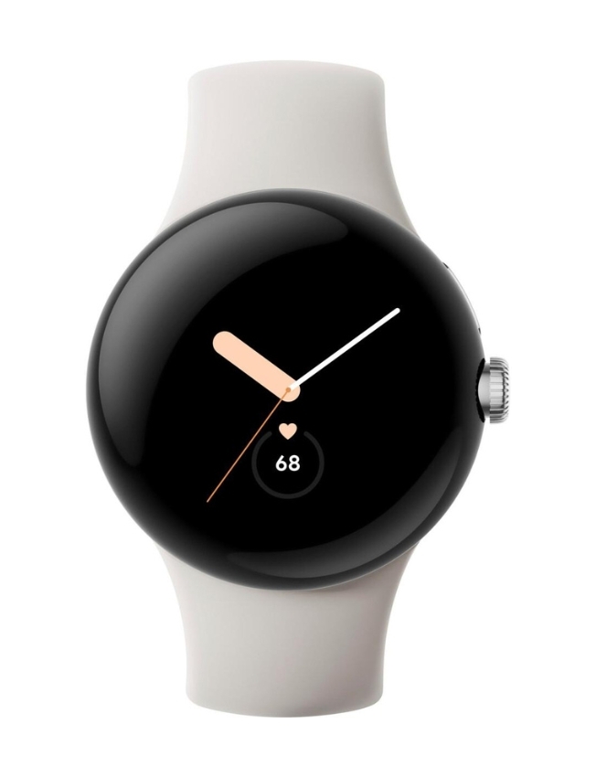 Смарт-часы Смарт-часы Google Pixel Watch LTE Polished Silver Case/Chalk Active Band