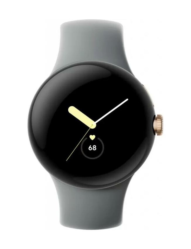Смарт-часы Google Pixel Watch Champagne Gold Сase/Hazel Active Band