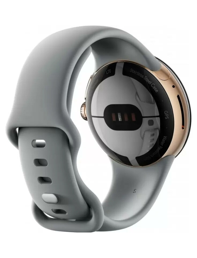 Смарт-часы Google Pixel Watch Champagne Gold Сase/Hazel Active Band