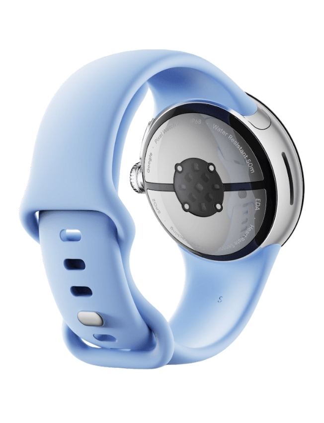 Смарт-часы Google Pixel Watch 2 Polished Silver Case/Bay Active Band