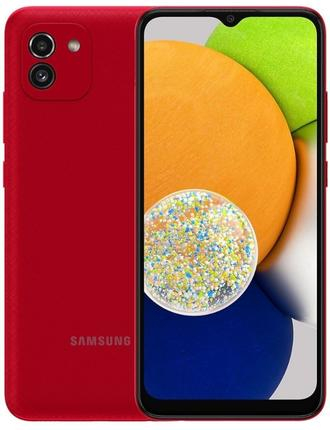 Samsung Galaxy A03 4/64Gb (Red) (SM-A035FZRGSEK)