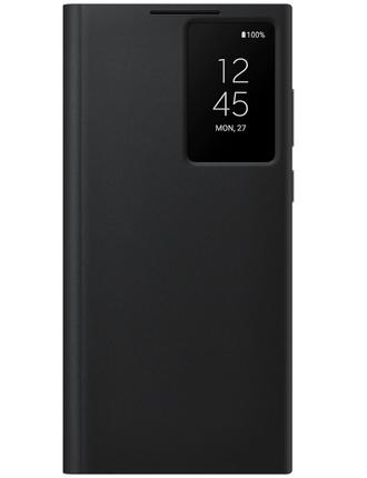 Чохол Samsung для Galaxy S22 Ultra Smart Clear View Cover (Black) (EF-ZS908CBEGRU)