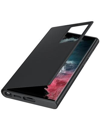 Чохол Samsung для Galaxy S22 Ultra Smart Clear View Cover (Black) (EF-ZS908CBEGRU)
