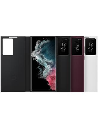 Чохол Samsung для Galaxy S22 Ultra Smart Clear View Cover (Black) (EF-ZS908CBEGRU)