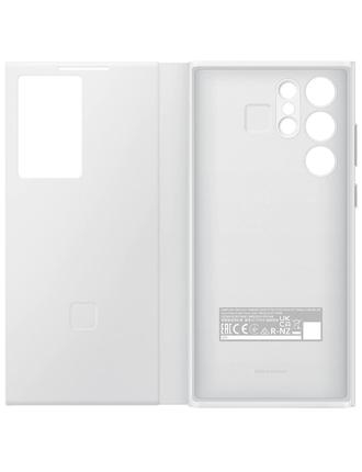 Чохол Samsung для Galaxy S22 Ultra Smart Clear View Cover (White) (EF-ZS908CWEGRU)